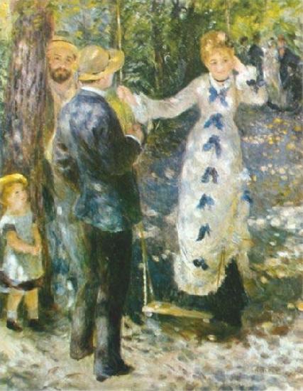 Pierre-Auguste Renoir The Swing Norge oil painting art
